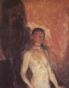 Edvard Munch Self-Portrait in the hell oil painting